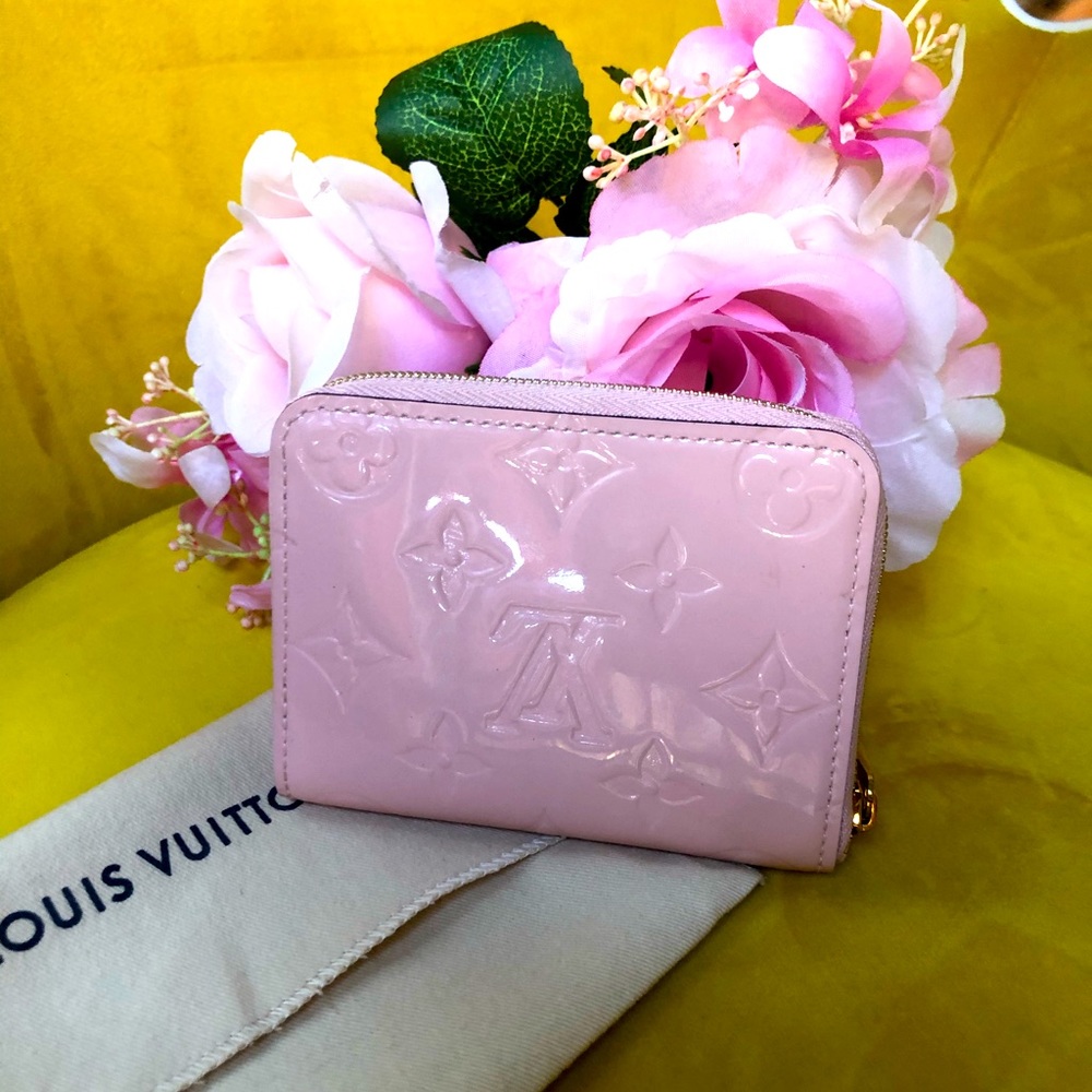 Pink Louis Vuitton Vernis Ballerine wallet
